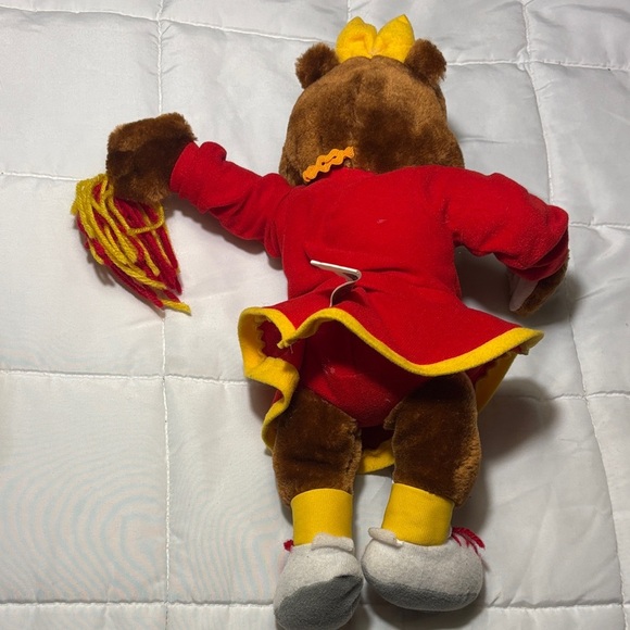 Kansas City Chiefs Cheerleader Bear Plush - Picture 3 of 10